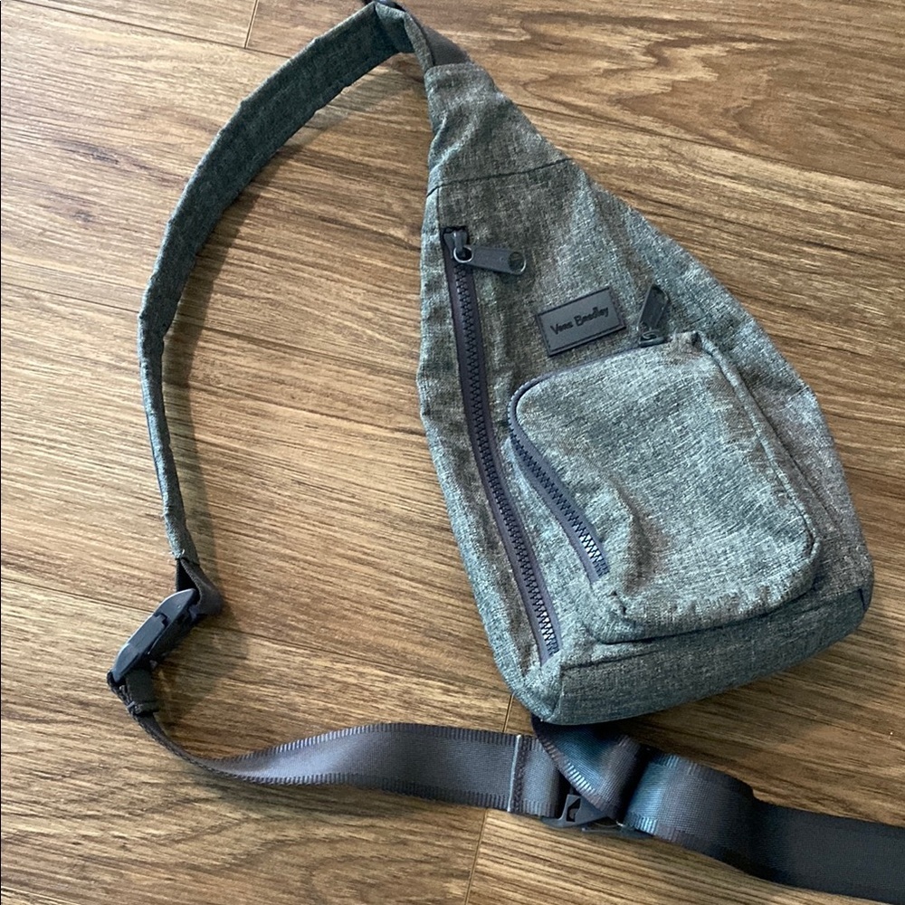 Vera Bradley Women's Lighten Up Sling Backpack Gray Heather One Size.